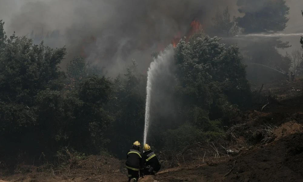  Φωτιά ξέσπασε στην περιοχή Μίστρος της Εύβοιας - Επιχειρούν και εναέρια μέσα